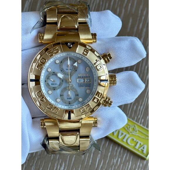 Invicta 13029 Reserve Subaqua Noma I Limited Swiss Valjoux 7750 Mother-of-Pearl - Picture 8 of 12